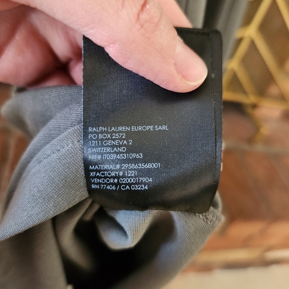 CLUB Monoco Olive Green Asymmetrical Dress.  Size L - Picture 14 of 16